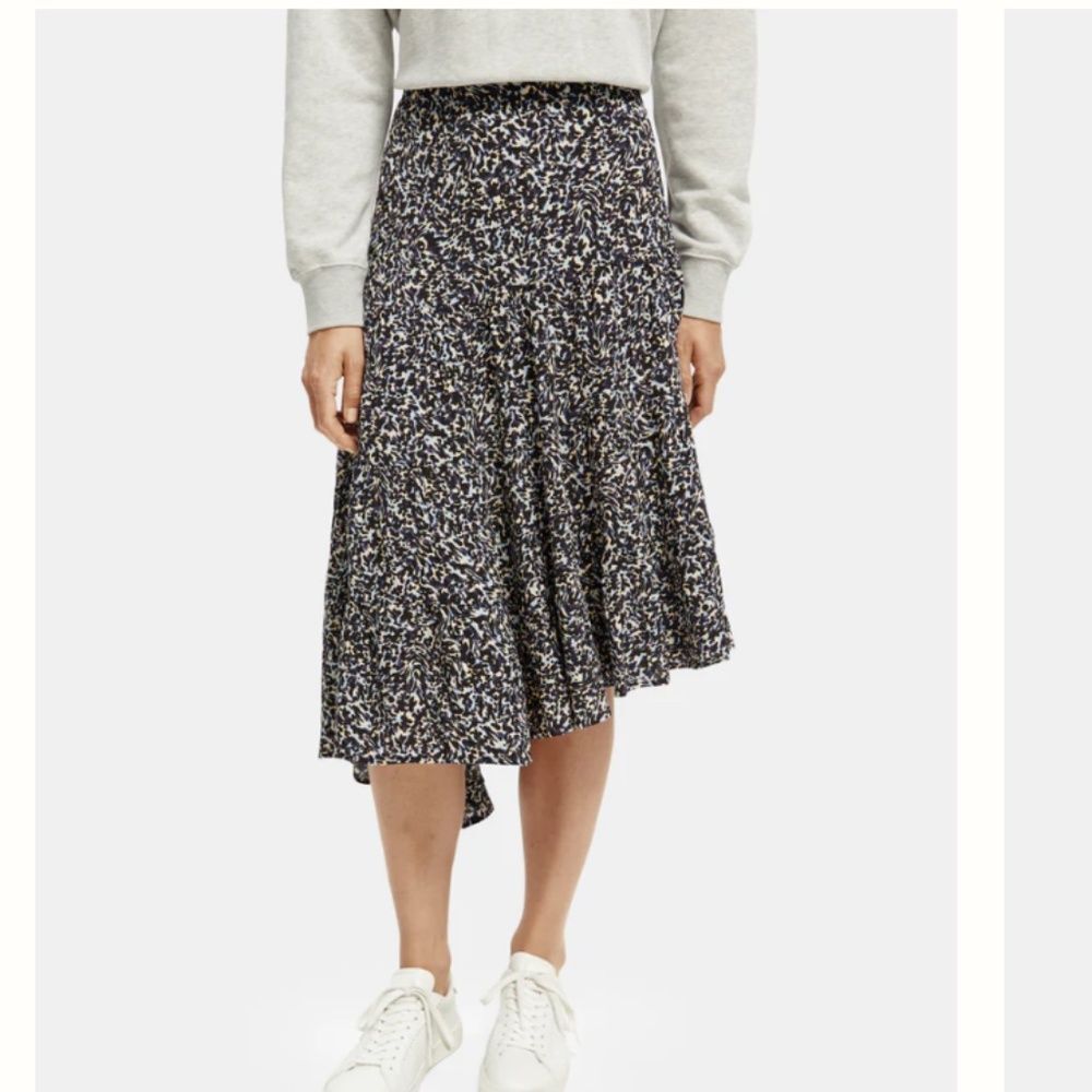 Scotch & Soda | Asymmetrical Tiered Skirt NWT Size Large